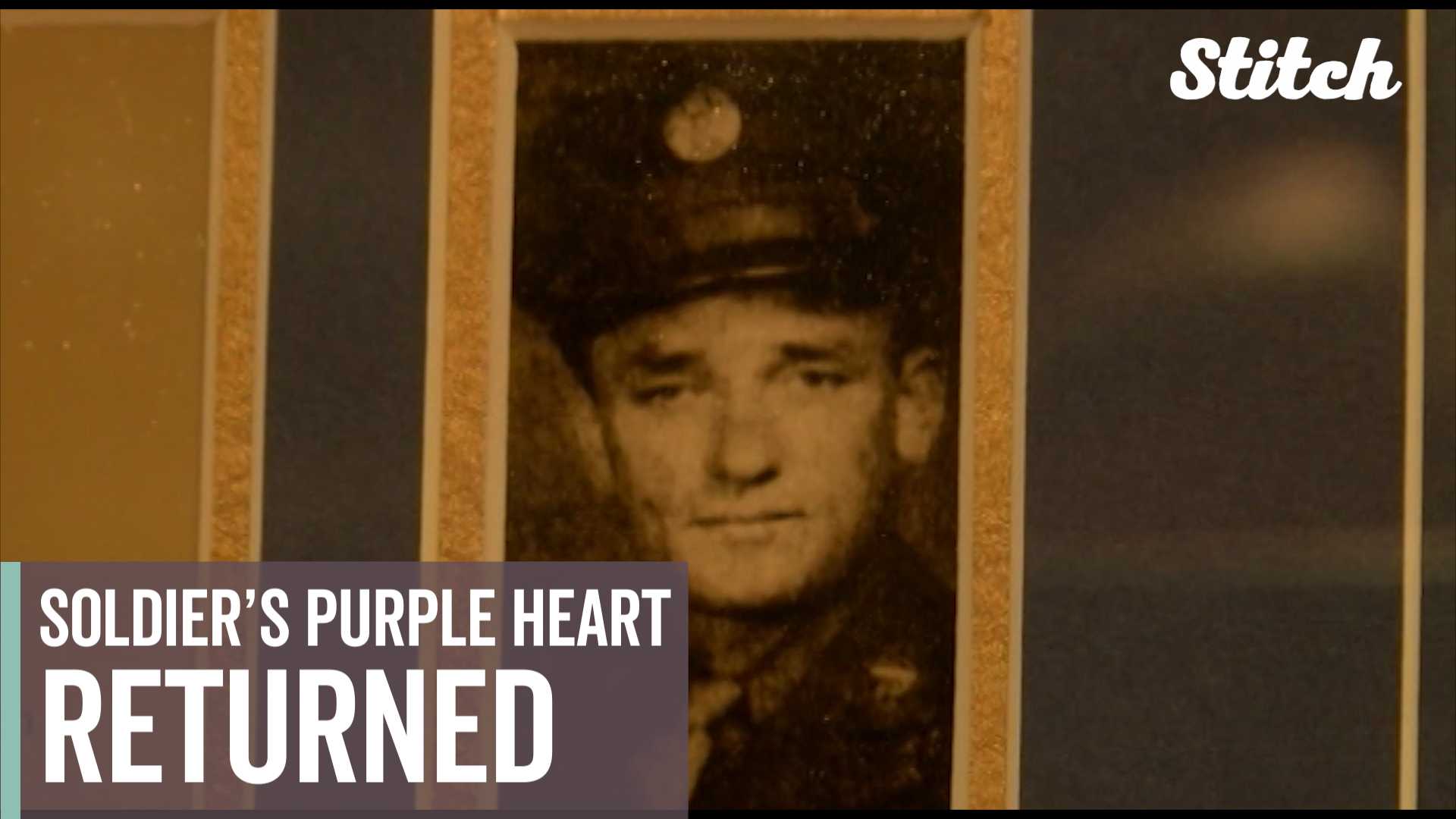 Solider's Purple Heart returned 72 years after his death