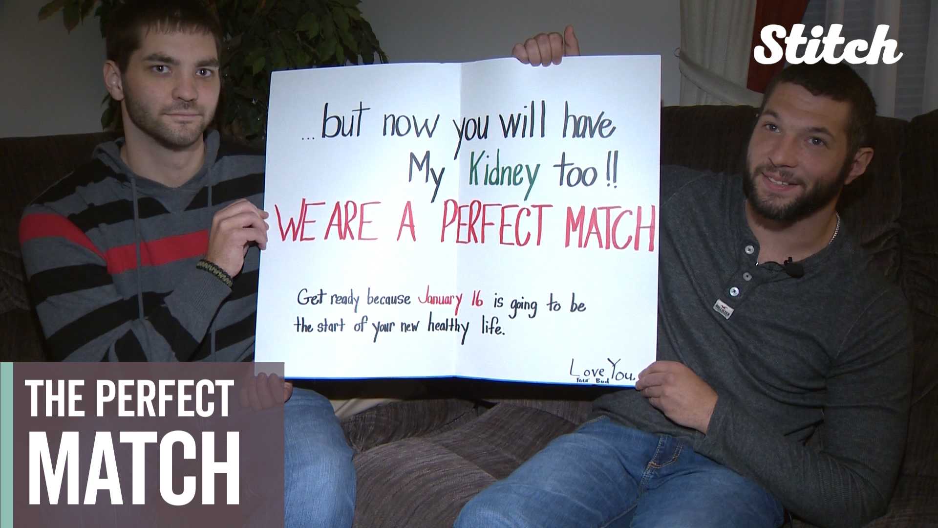 Little brother donates kidney to big brother for his birthday