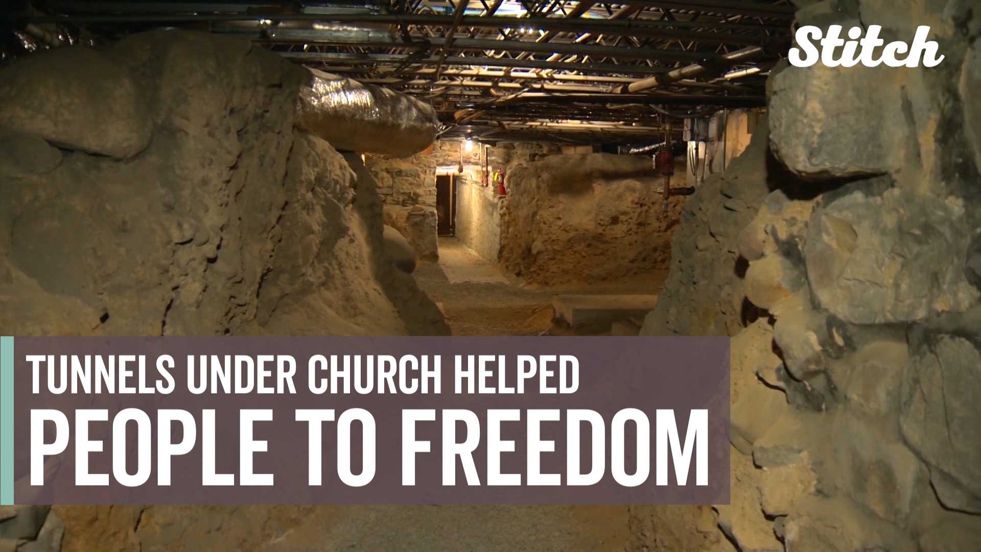 Church still has historic tunnels that helped free slaves