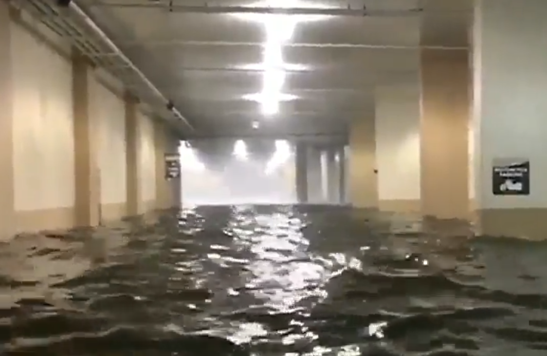 Photographer shares incredible video of storm surge in Biloxi