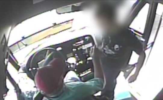 Bus driver keeps his cool after 5th-grade student threatens to punch him