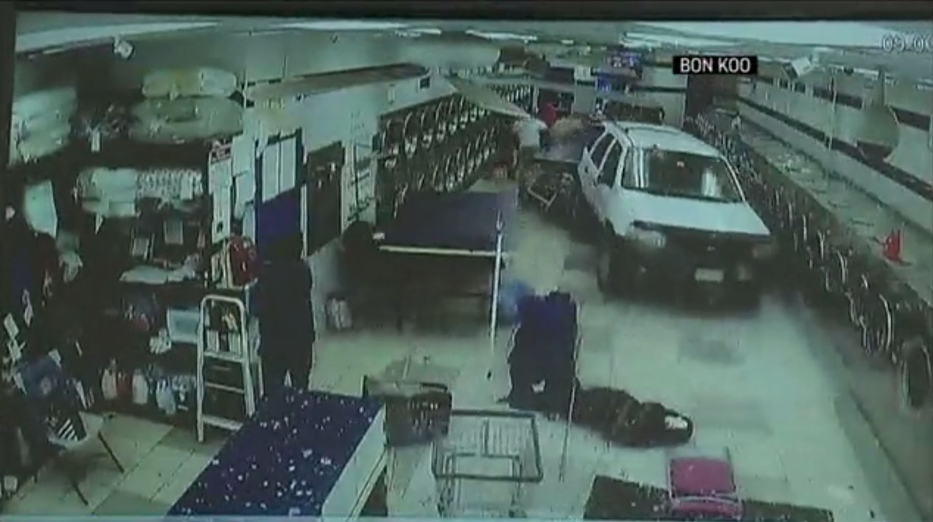 Witnesses describe moment vehicle rammed through windows of laundromat, injuring several