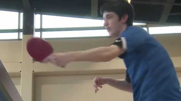 King of the court: Table tennis star overcomes illness