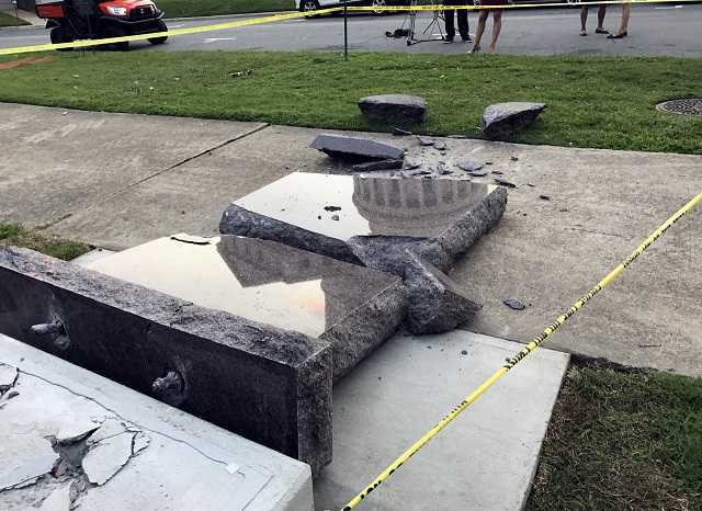 Man who destroyed Arkansas Ten Commandments statue destroyed similar statue in Oklahoma