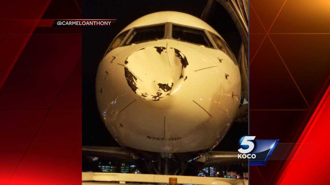 Nose of plane carrying NBA team smashed while mid-air