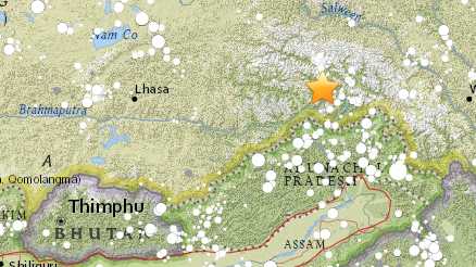 Magnitude 6.3 earthquake hits Tibet region