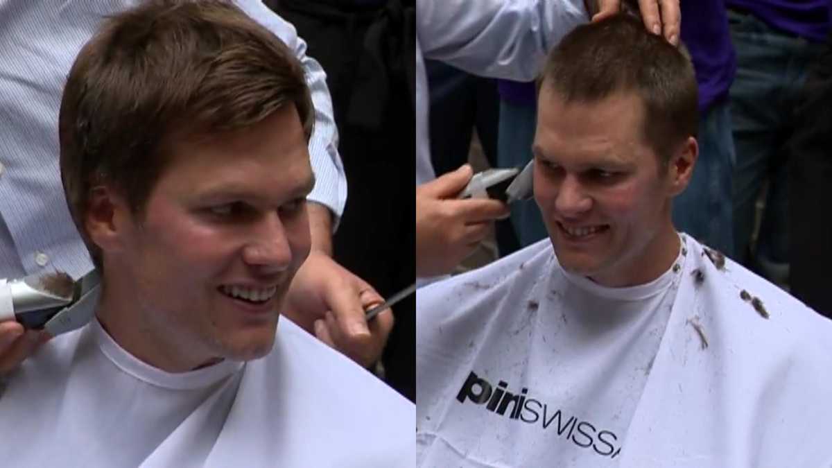 Tom Brady among hundreds that shave heads for charity