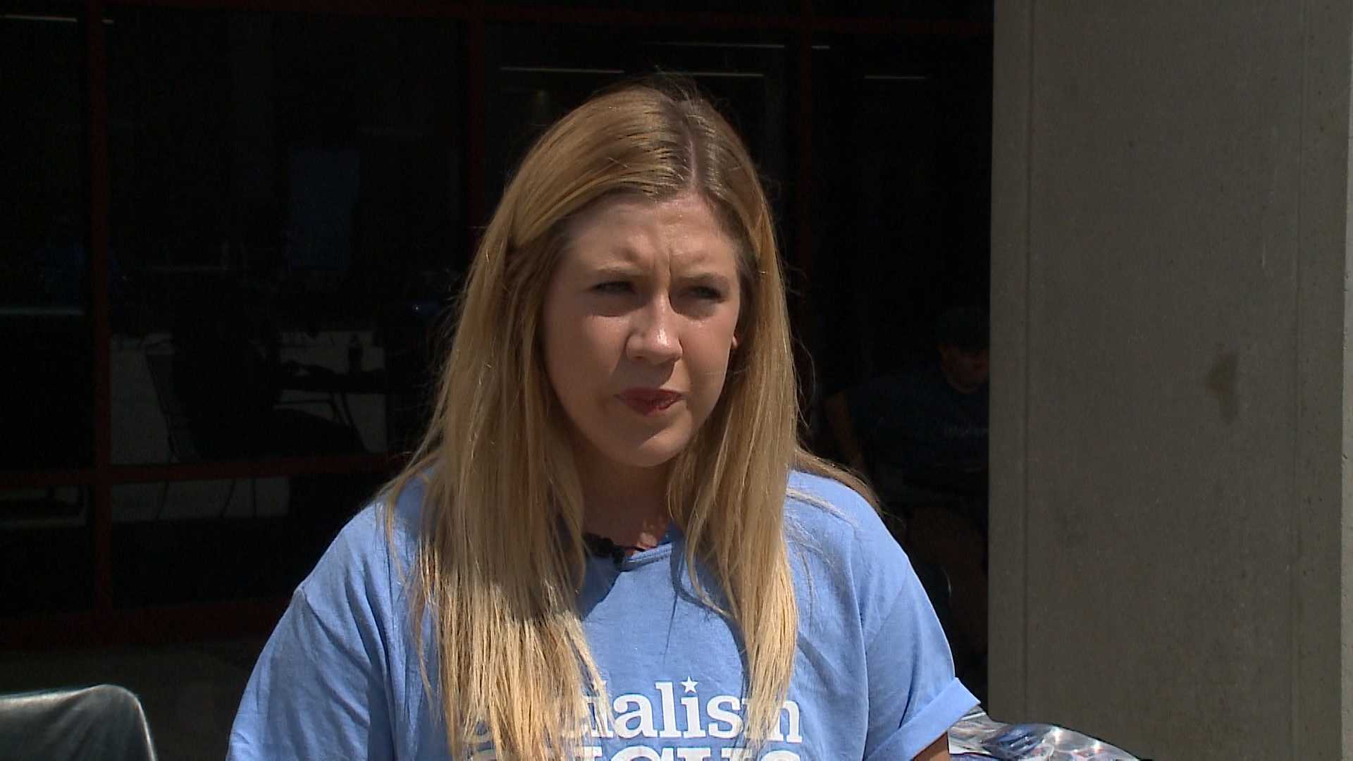 College sophomore says grad student, professors harassed her at recruiting booth
