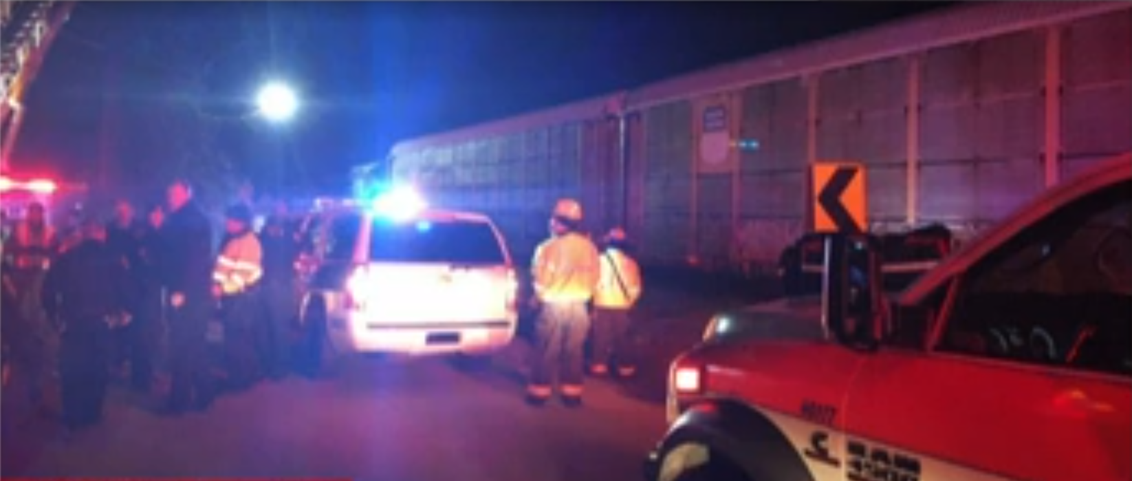 Two killed in crash involving Amtrak train, freight train