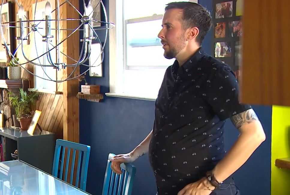 Transgender man pregnant with son