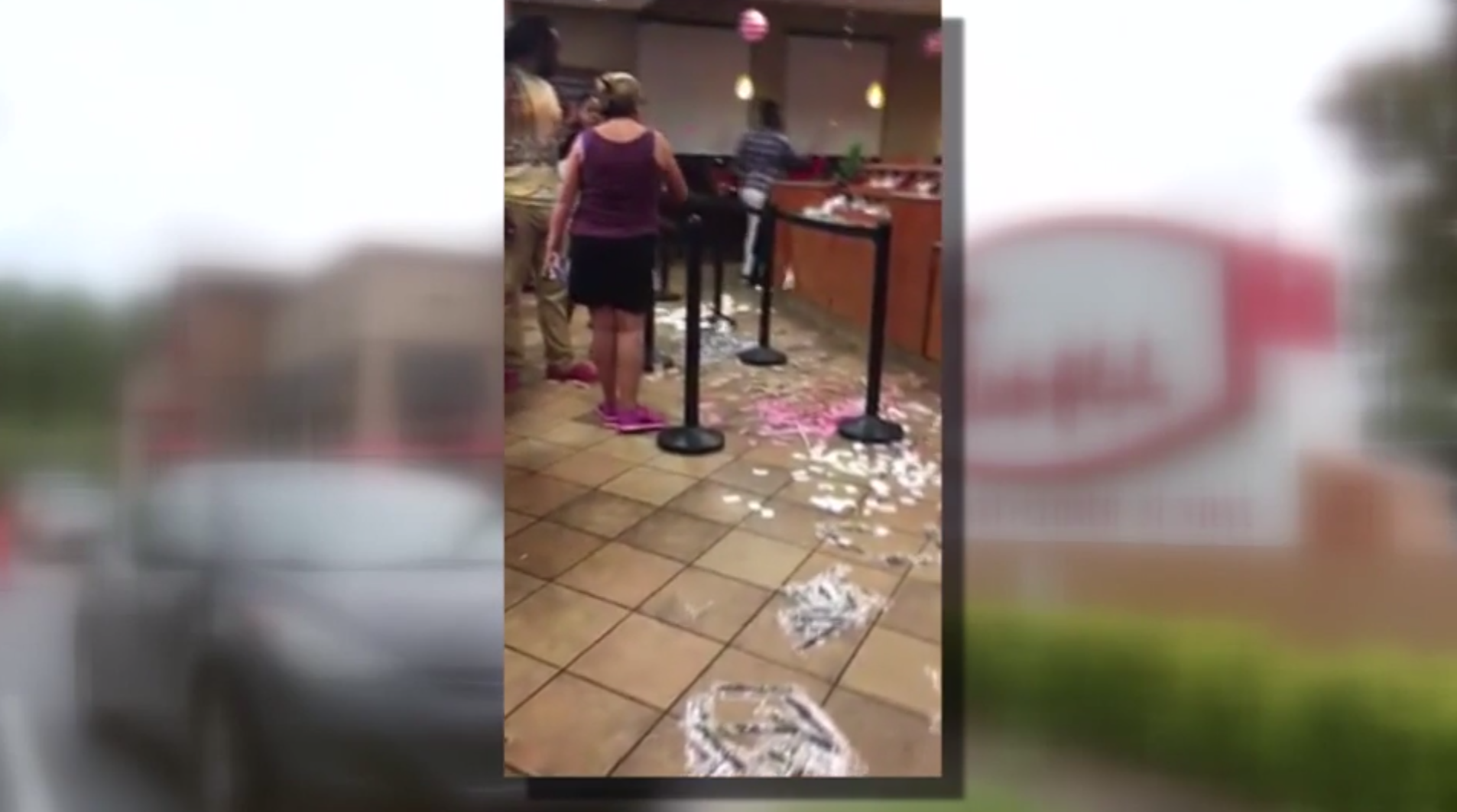 Angry customer trashes Chick-fil-A in caught on camera meltdown
