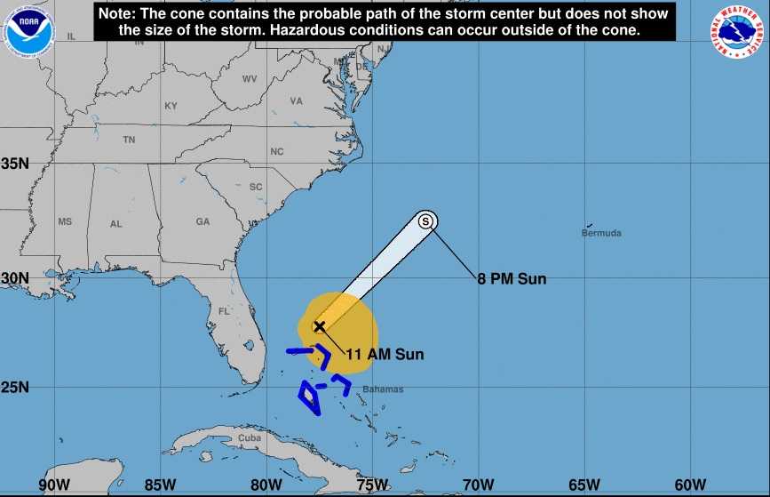 Tropical Storm Philippe races away from Florida after bringing heavy rains, gusty winds