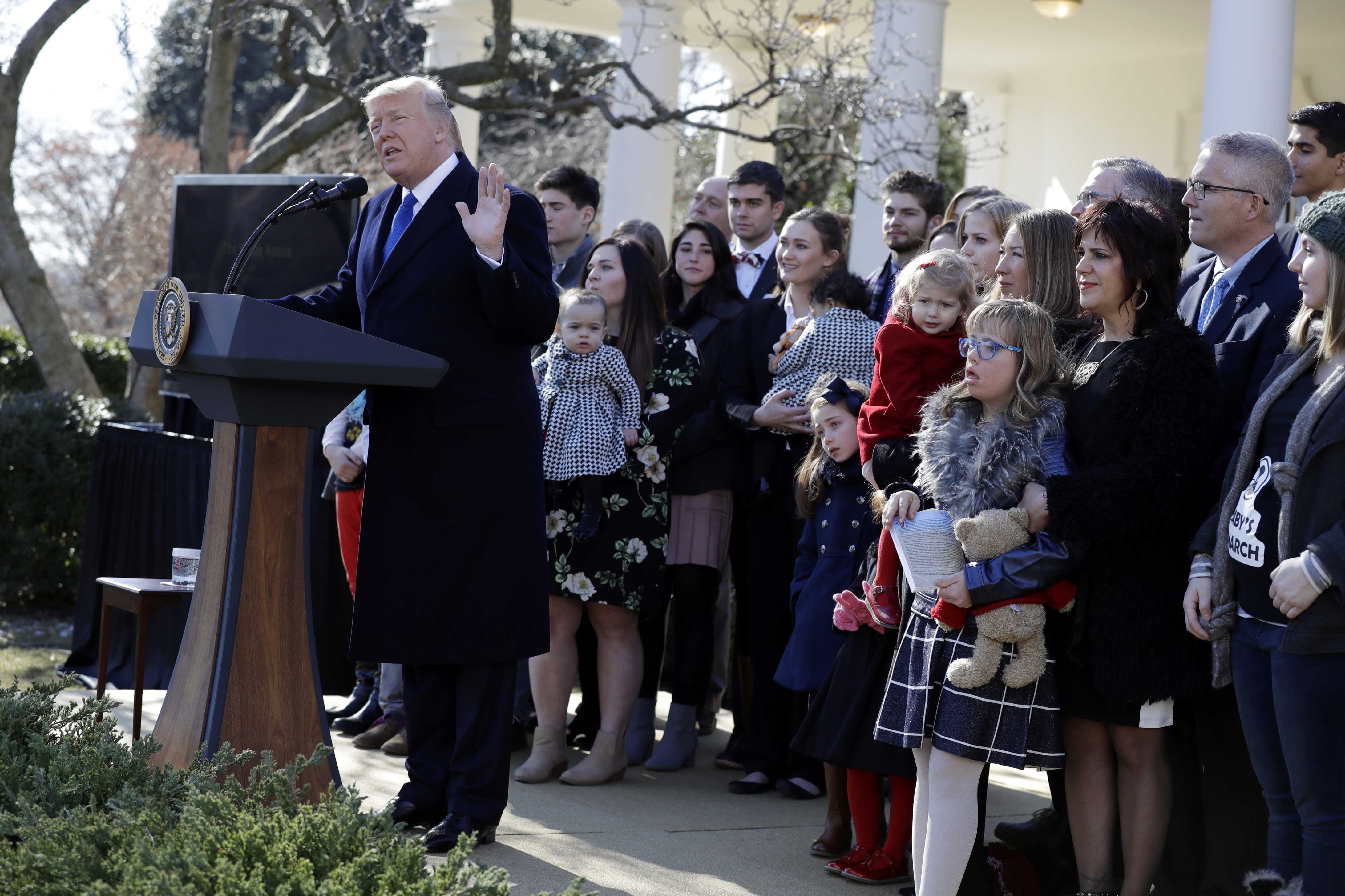 Trump steps to forefront of anti-abortion movement with March for Life speech