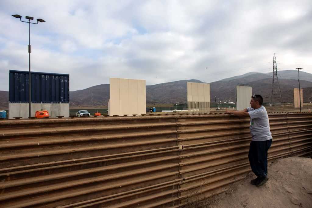 Calif. wall section won't be built until 'whole wall' OK'd, Trump says