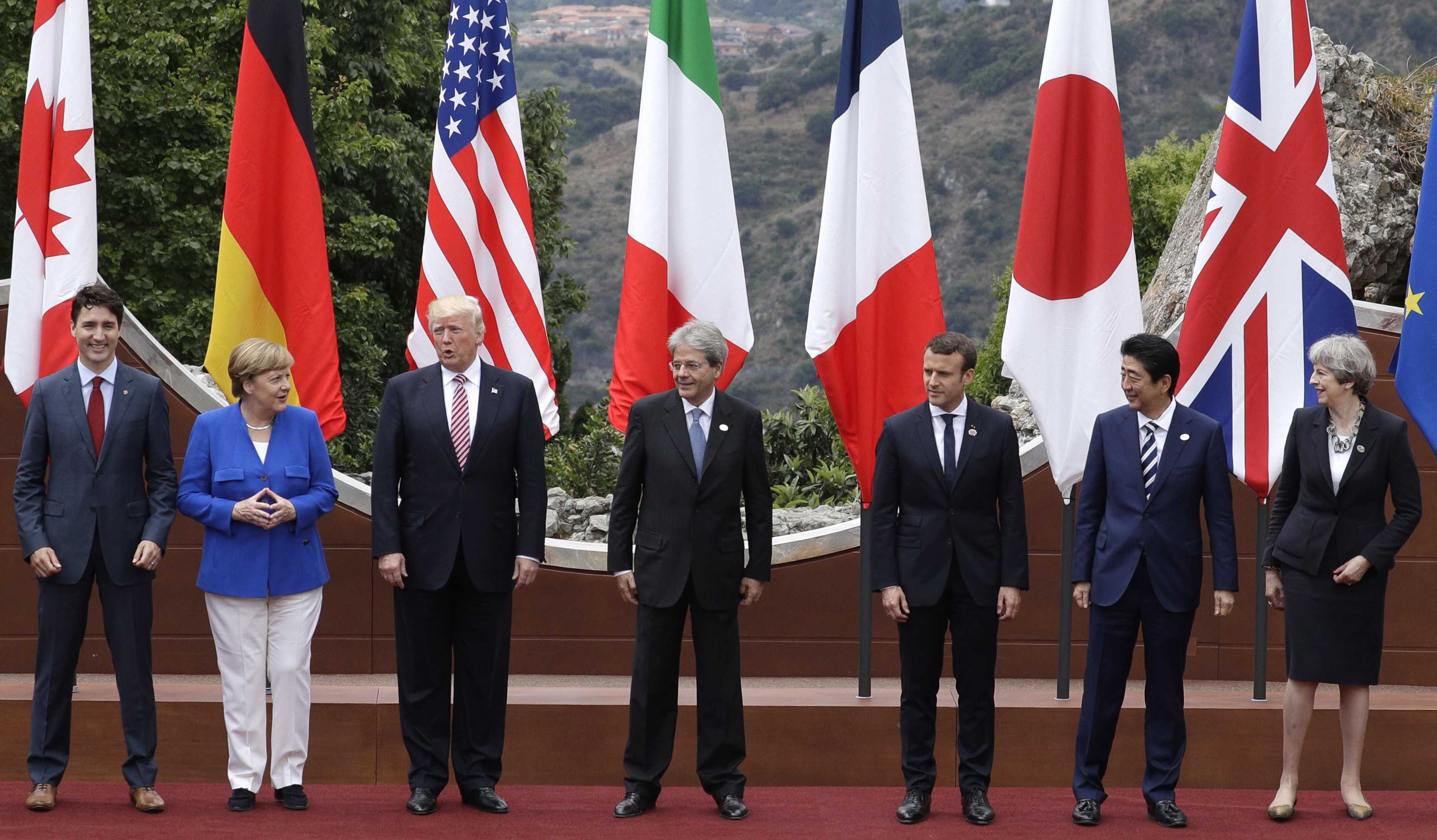Trump meeting with G-7 leaders after going on offensive