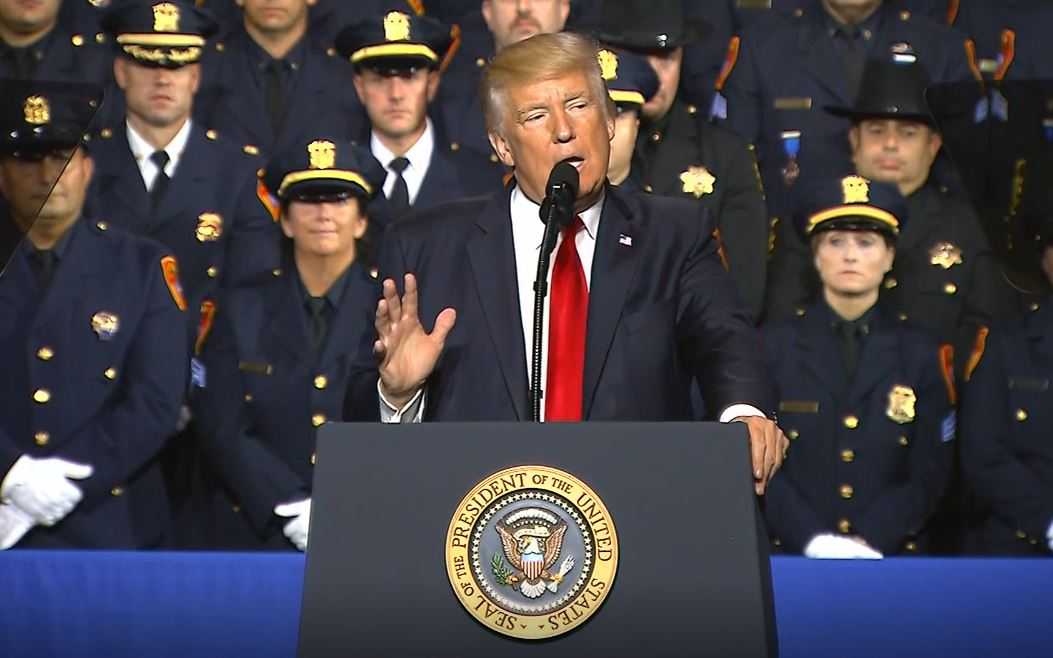 Trump: 'We're going to destroy' MS-13 street gang