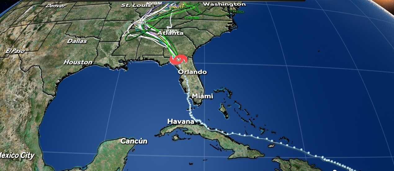 Maps: Tracking Tropical Storm Irma