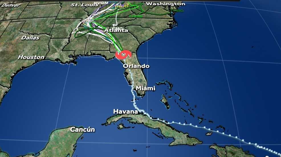 Maps: Tracking Tropical Storm Irma