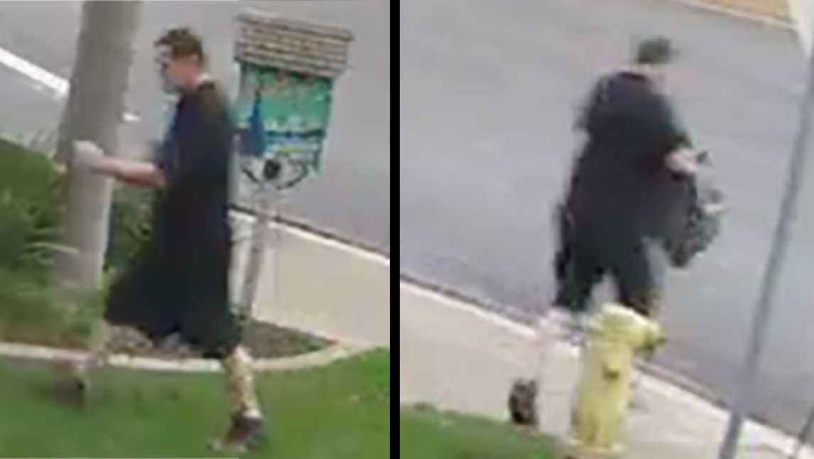 CAUGHT ON VIDEO: Robber gets into getaway car after Turlock break-in