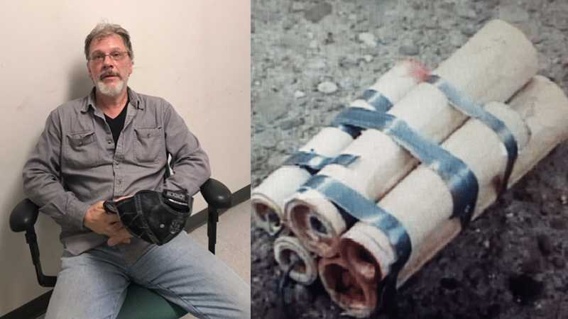 'This is like domestic terrorism:' Man throws explosives into street, Ambridge police say