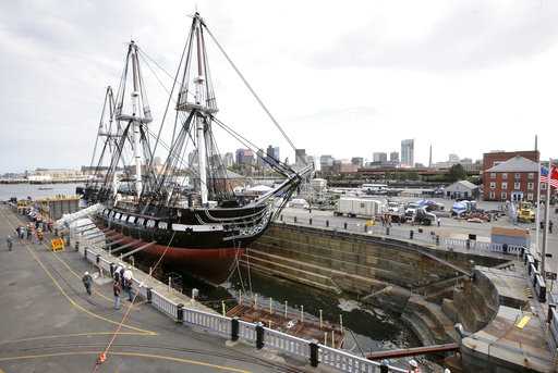 USS Constitution, world's oldest warship, returning to Boston waters