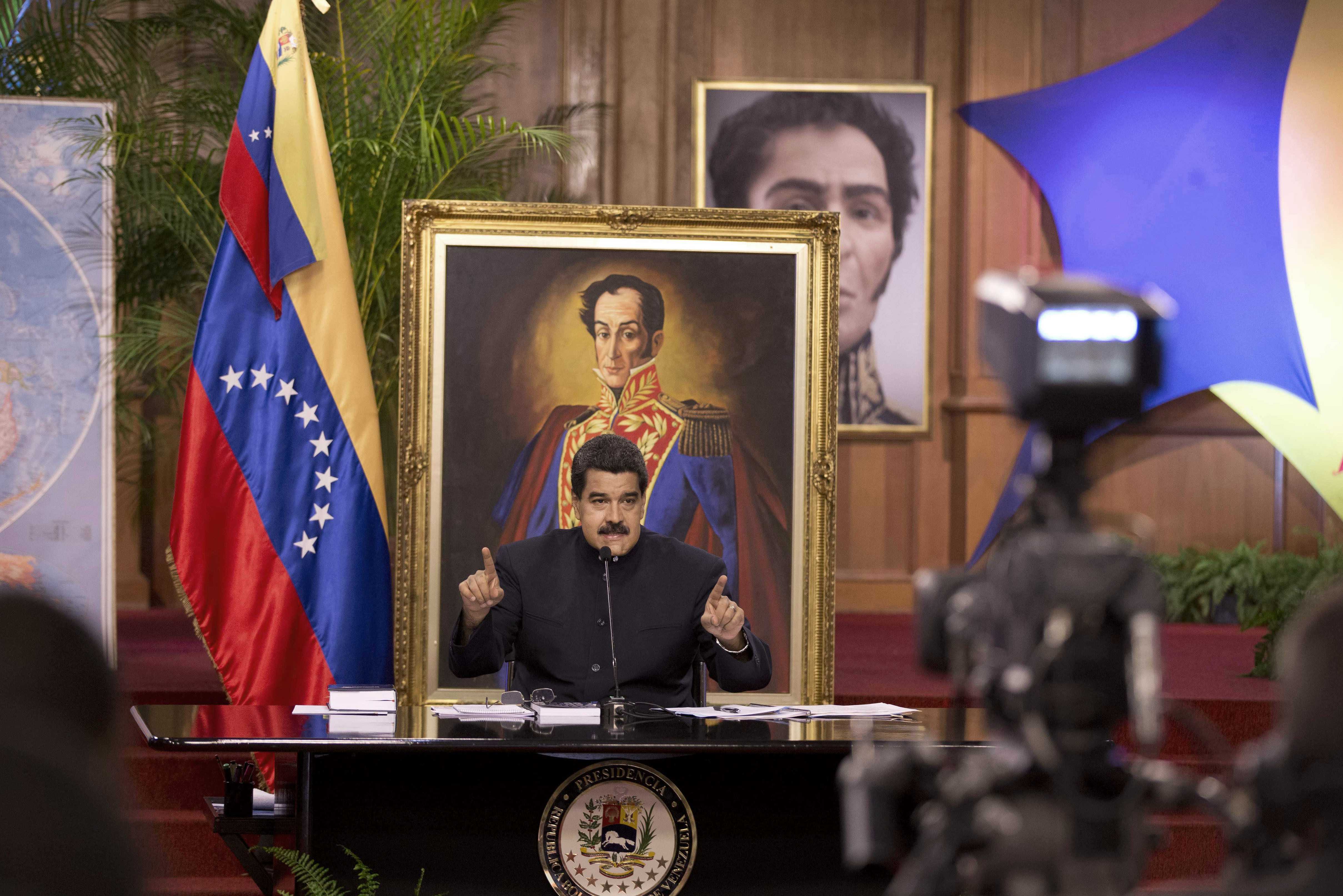 White House slaps Venezuela with sanctions aimed at Maduro's 'illegitimate rule'