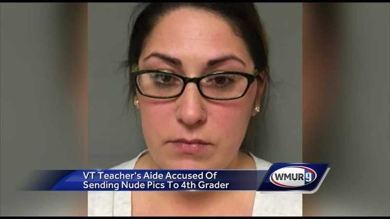 Teachers aide, 33, accused of sending nude photos to 10 