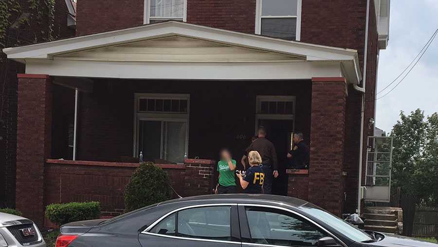 FBI and Pittsburgh police activity ongoing at Brookline home today