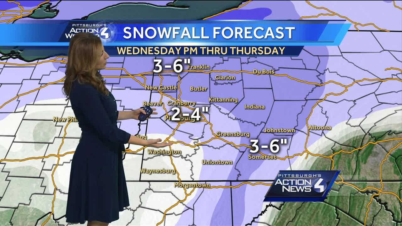 More snow on the way; winter weather advisory issued across Western Pennsylvania