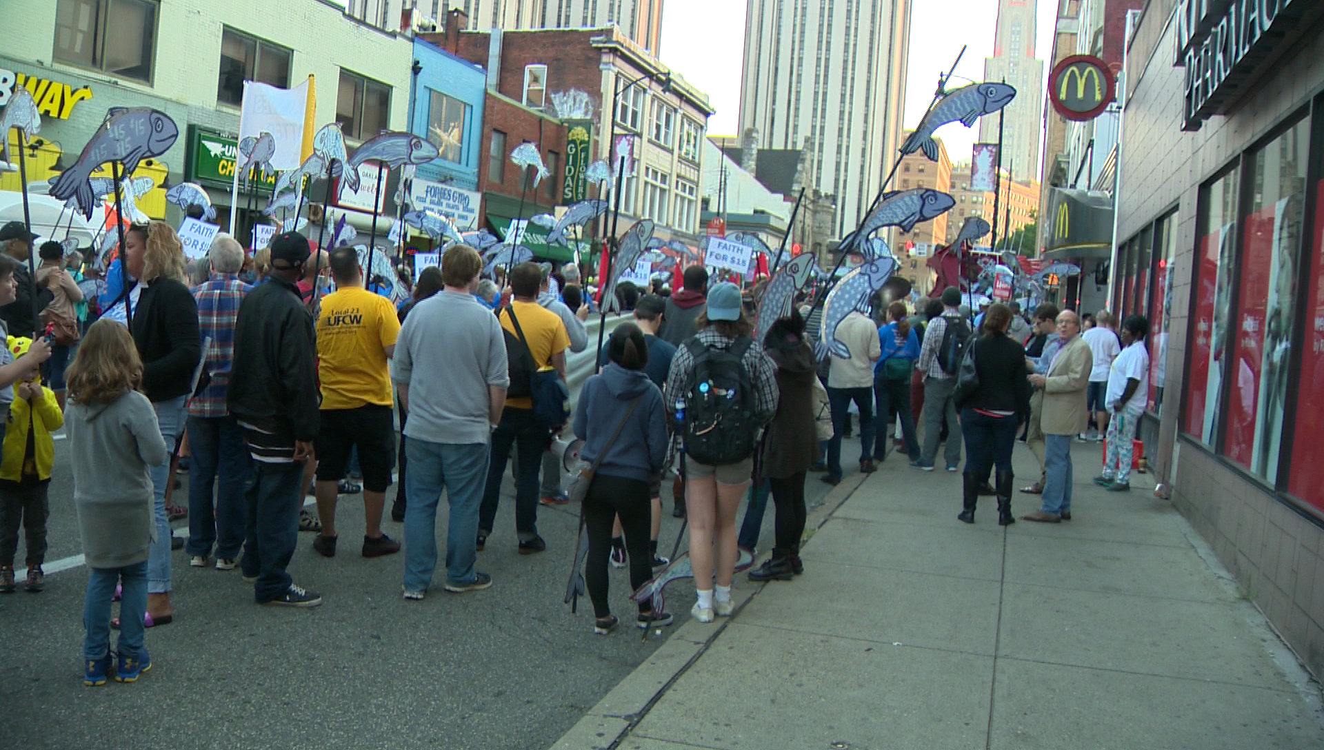 Pittsburgh joins 400 cities for Labor Day strikes and protests in Fight for $15