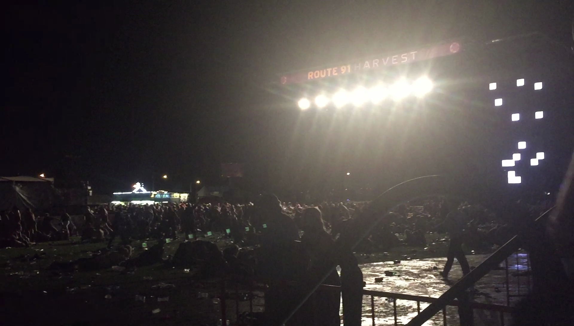 'I just heard gunshots raining down'