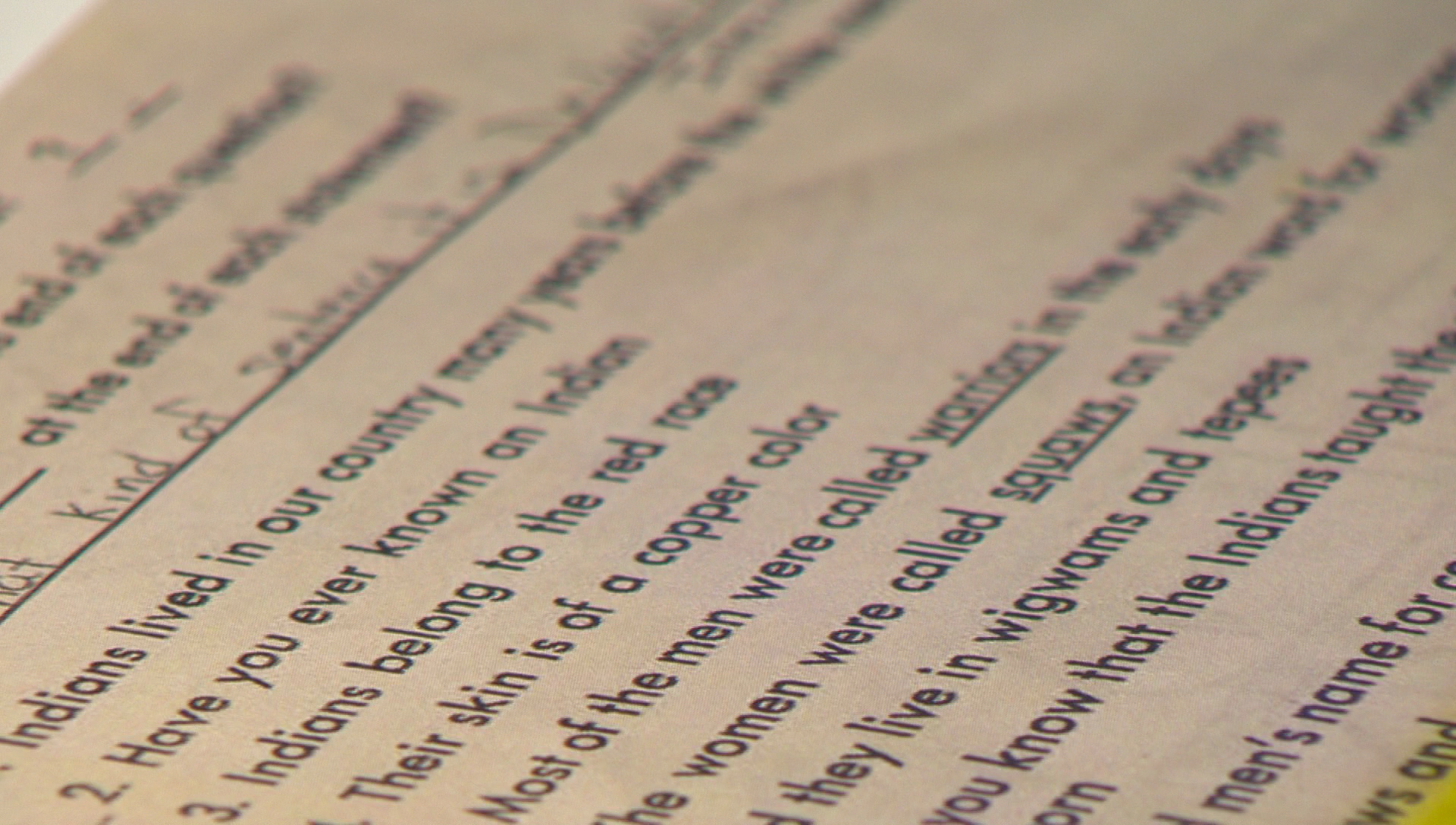 Racist homework? West Sacramento school assigns controversial worksheet