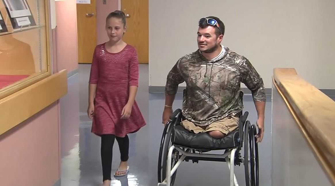 Wounded Warrior, 4th-grade girl strike up unlikely friendship