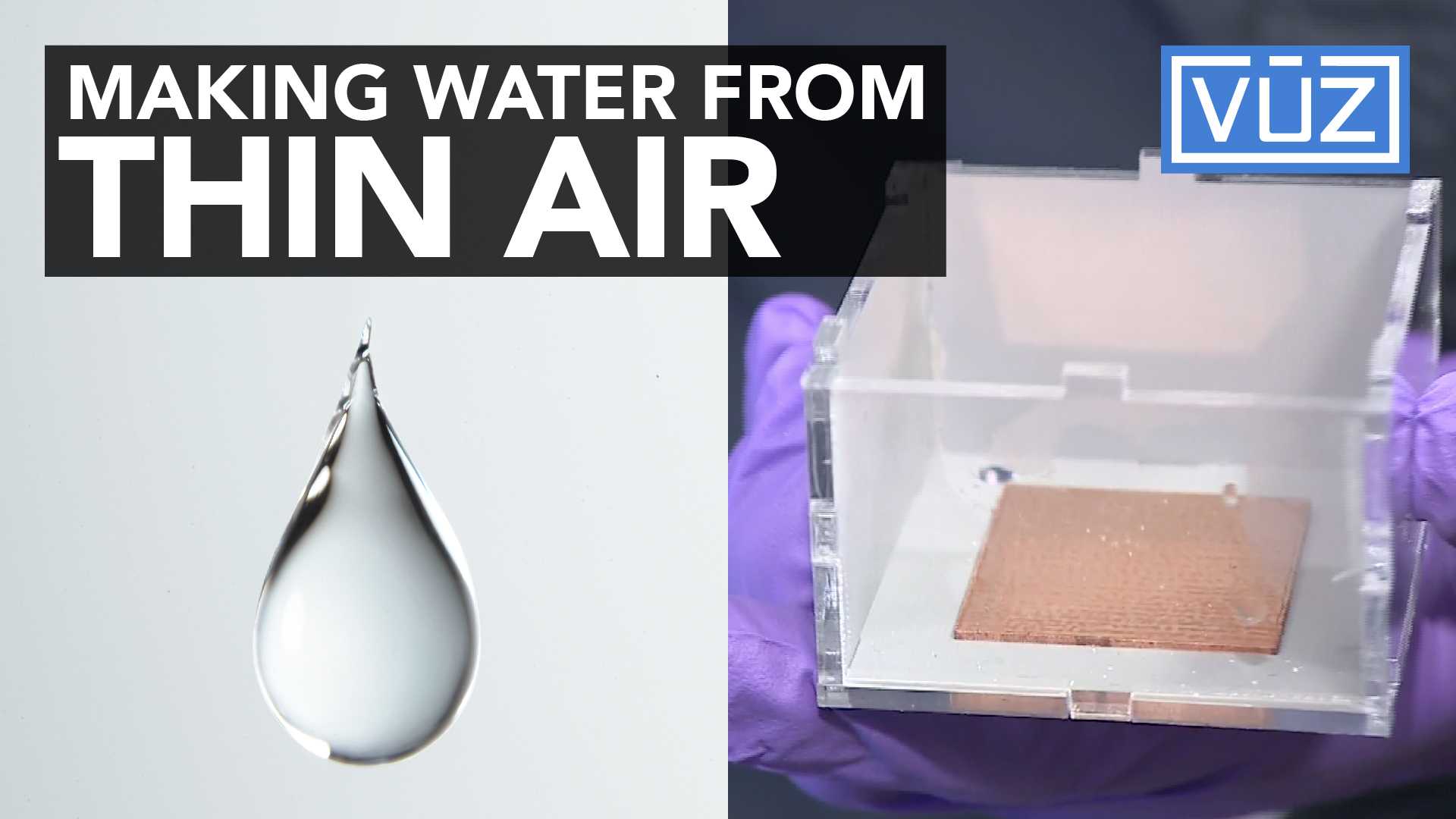MIT researchers are making water out of air