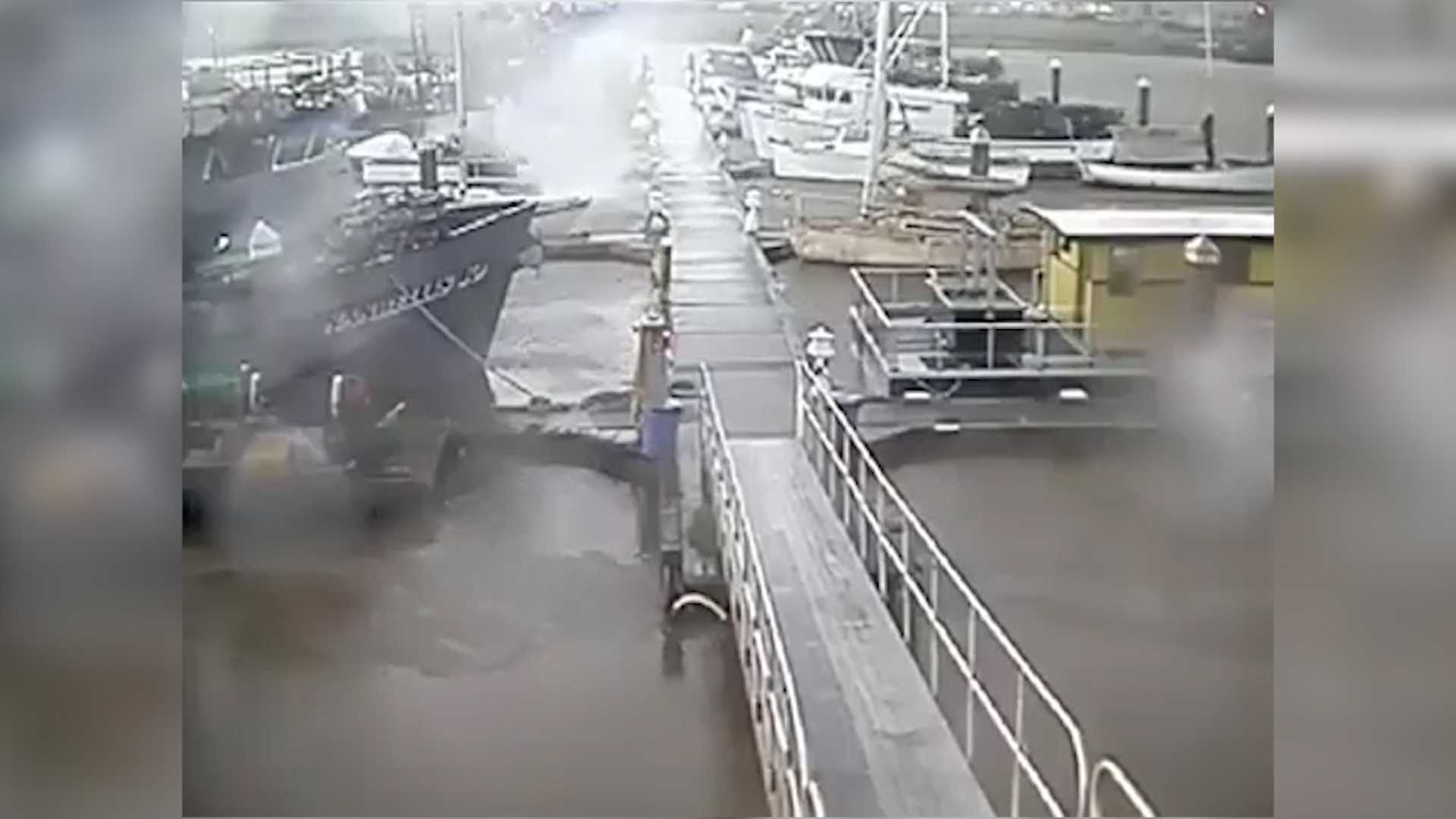 CAUGHT ON CAMERA: Waterspout hits NorCal marina