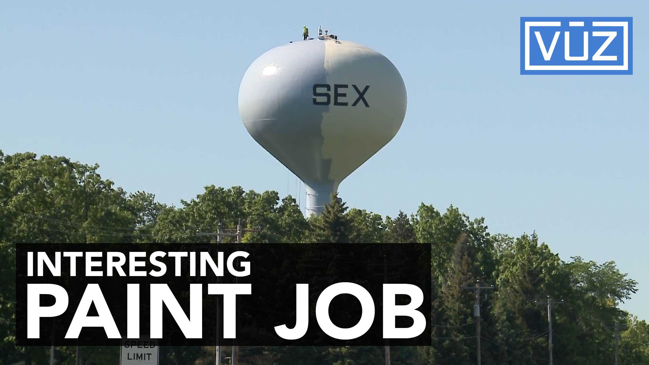 Water tower gets nationwide attention