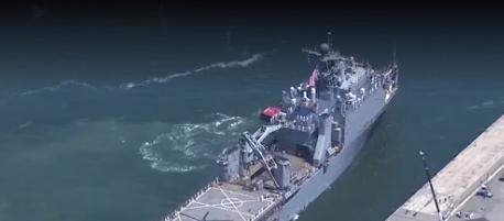 Anchors aweigh! Sail Boston parade gets underway