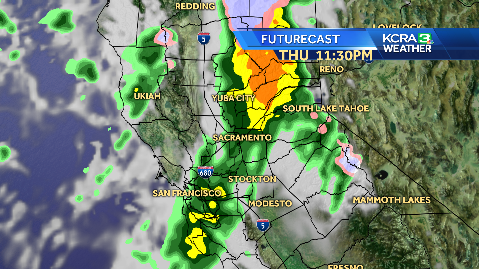 Rain and Snow On The Way