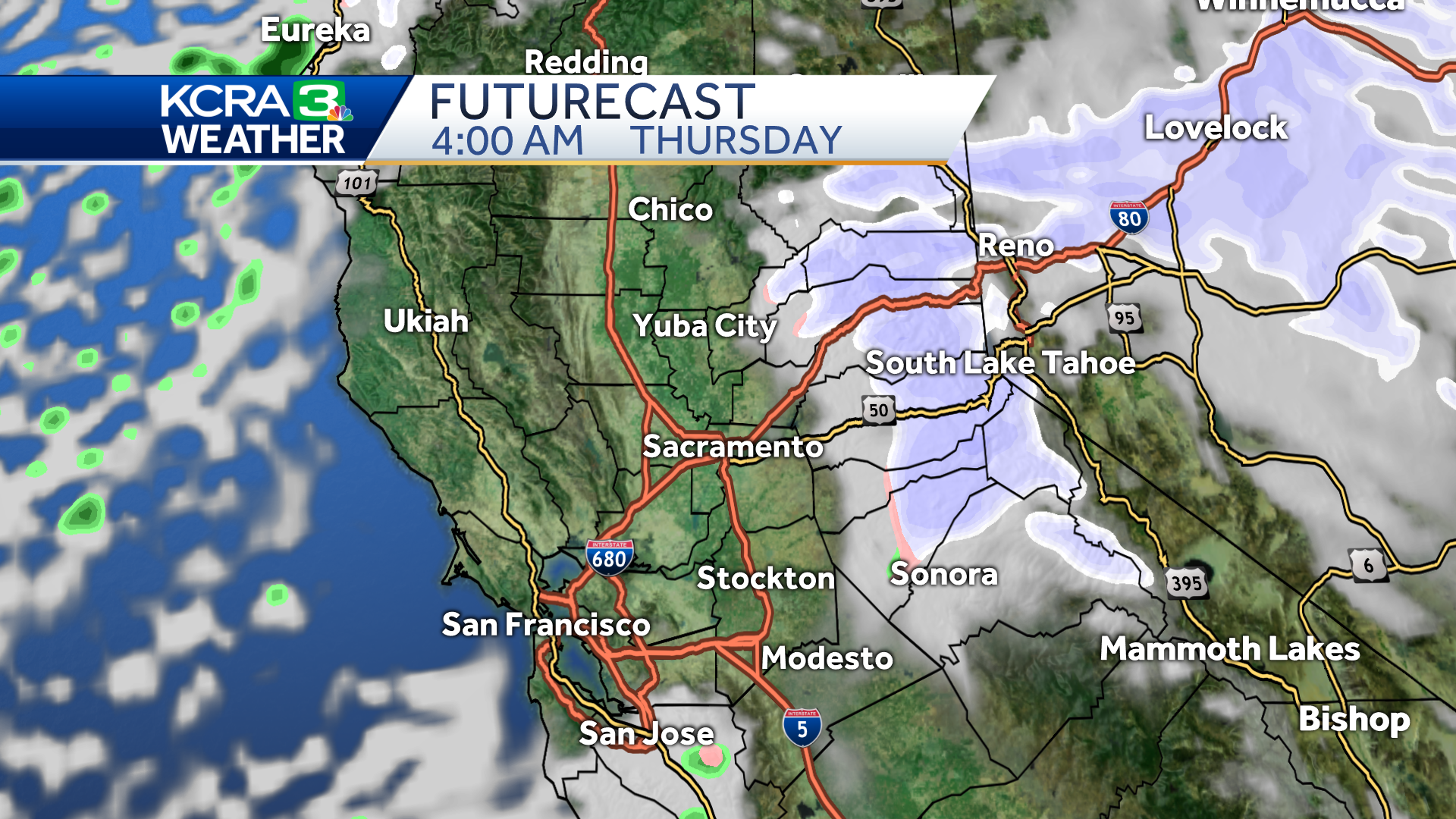 Sierra snow on the way