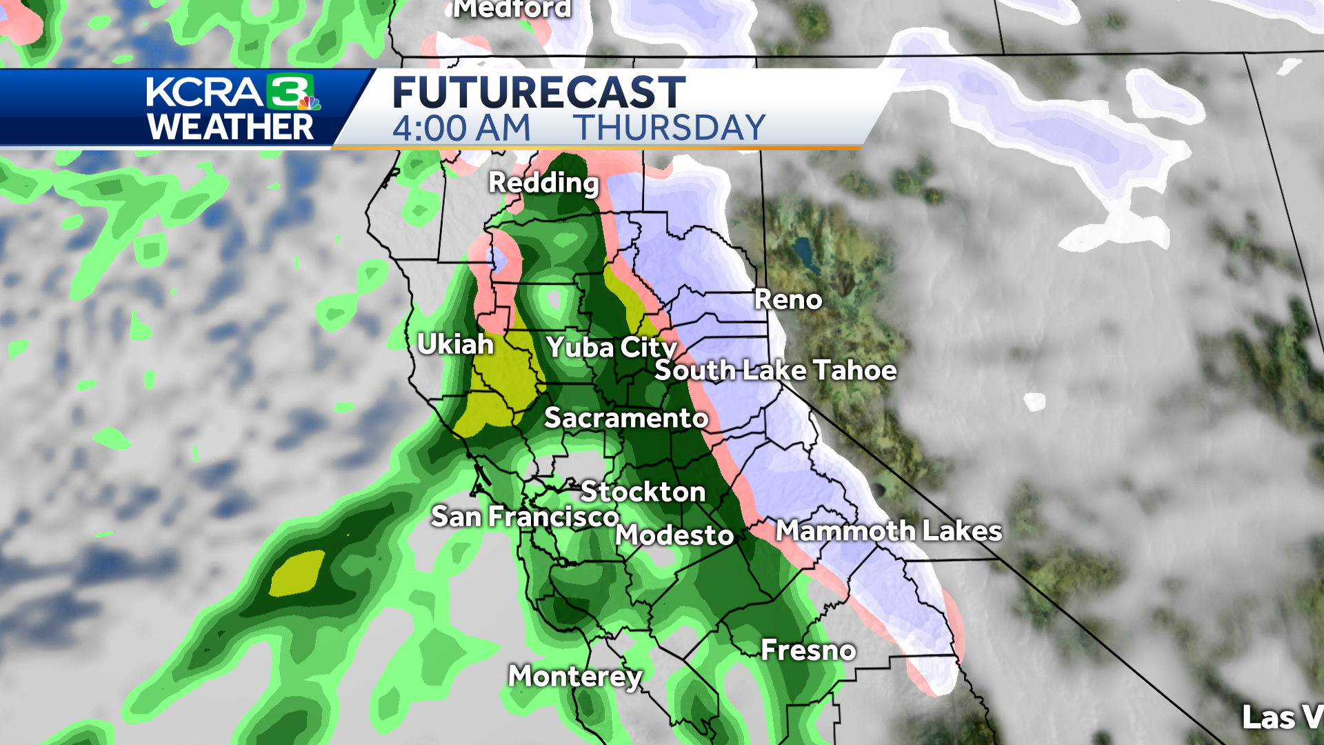 Rain and snow heading our way