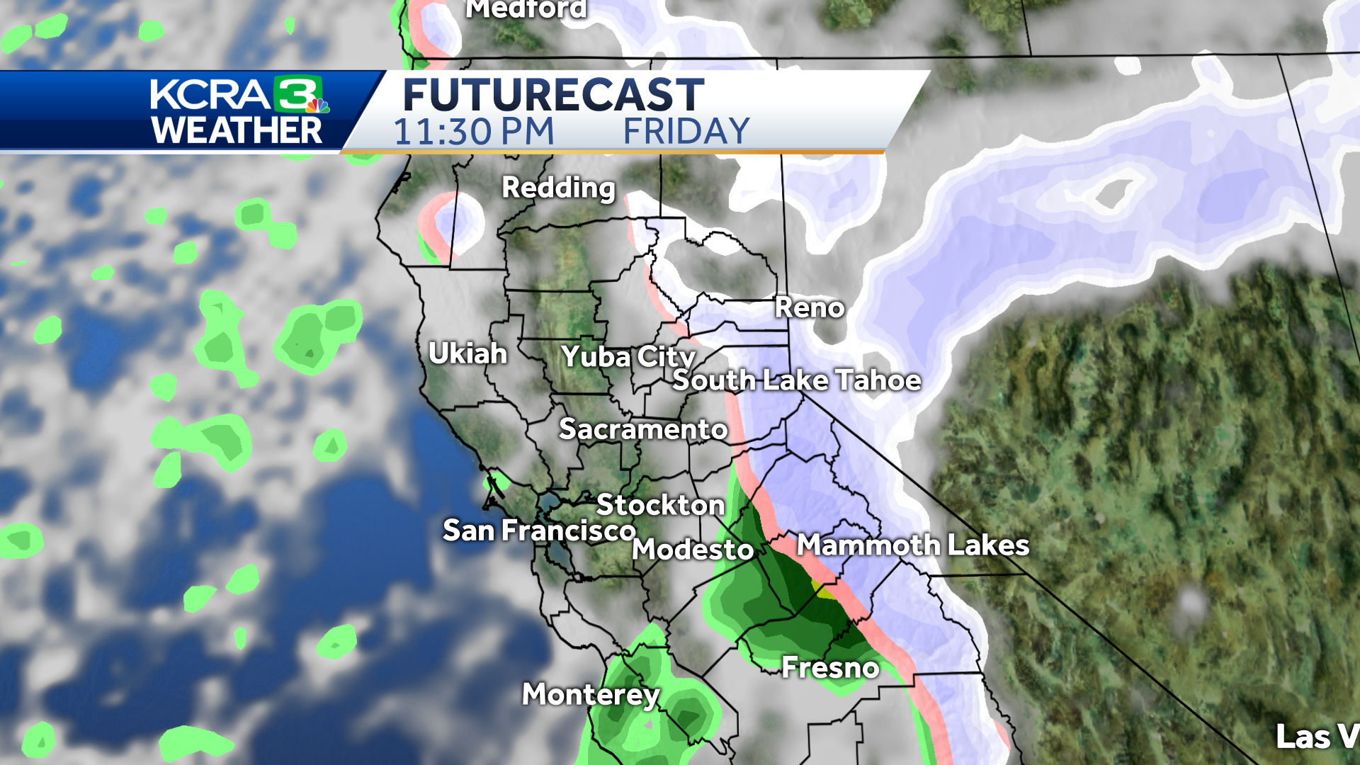 Morerain and snow coming