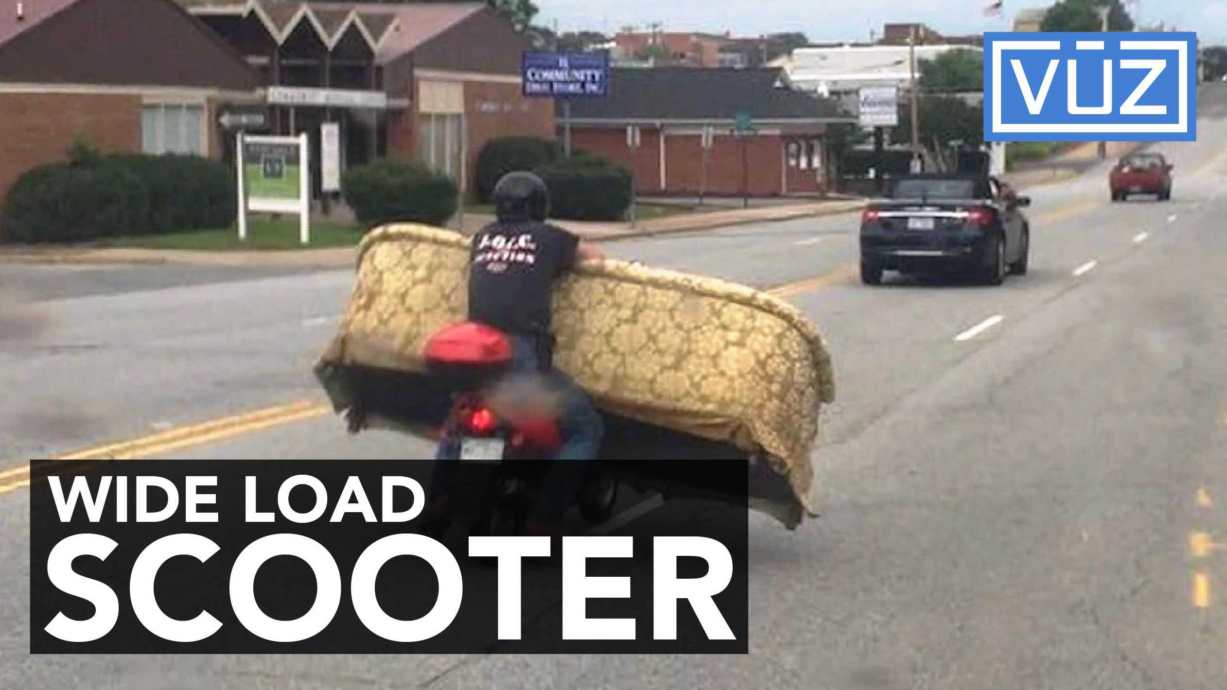 Man hauls giant curbside treasure across town