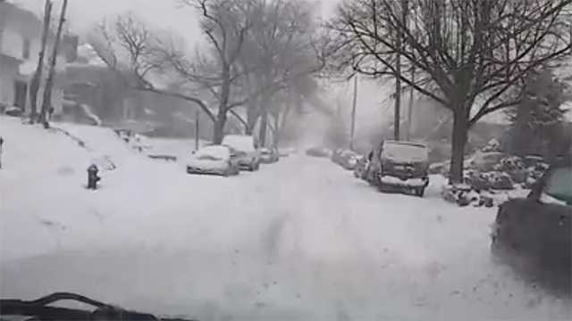 Winter storm hammering East Coast