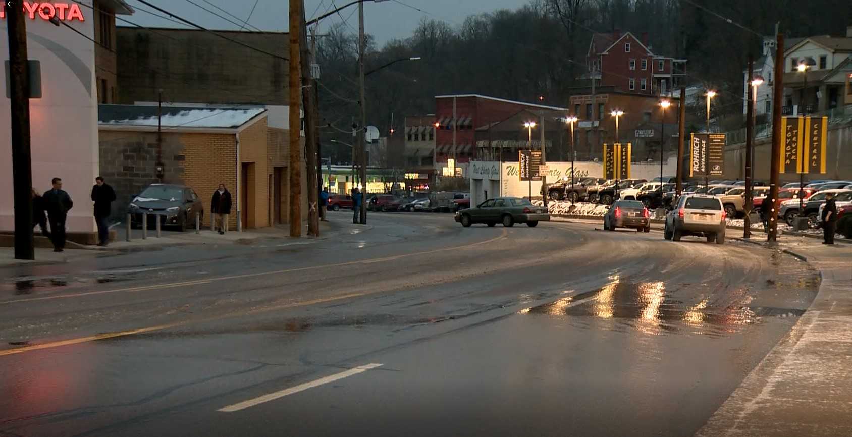 Water main break closes part of West Liberty Avenue in Beechview