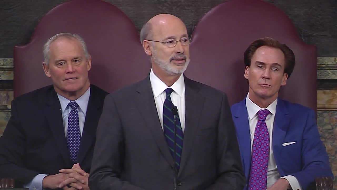 Wolf renews battles on natural gas, minimum wage in budget