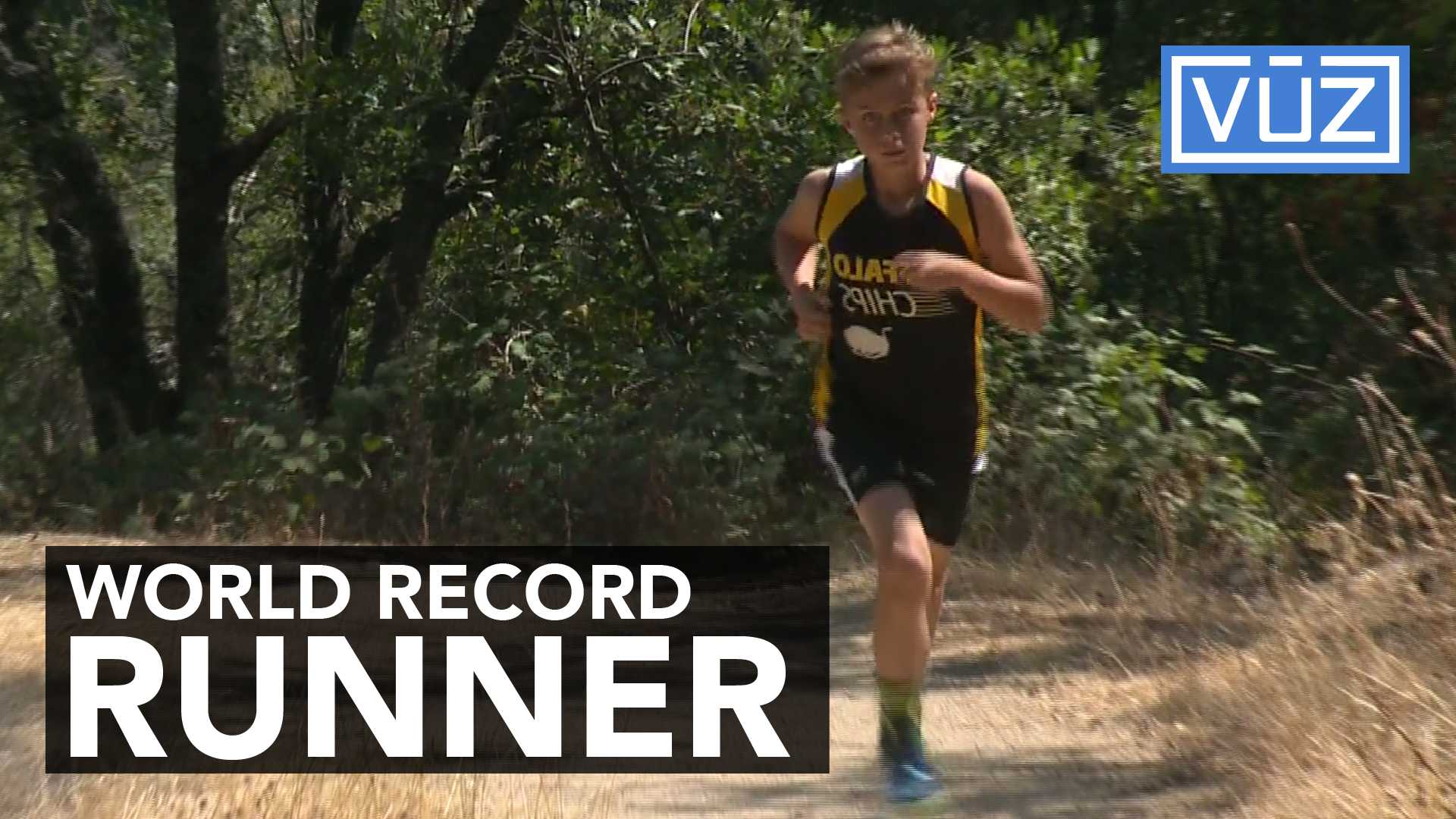 A 10-year-old broke a world record in long distance running