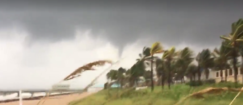 Tornado captured on video in Florida ahead of Hurricane Irma
