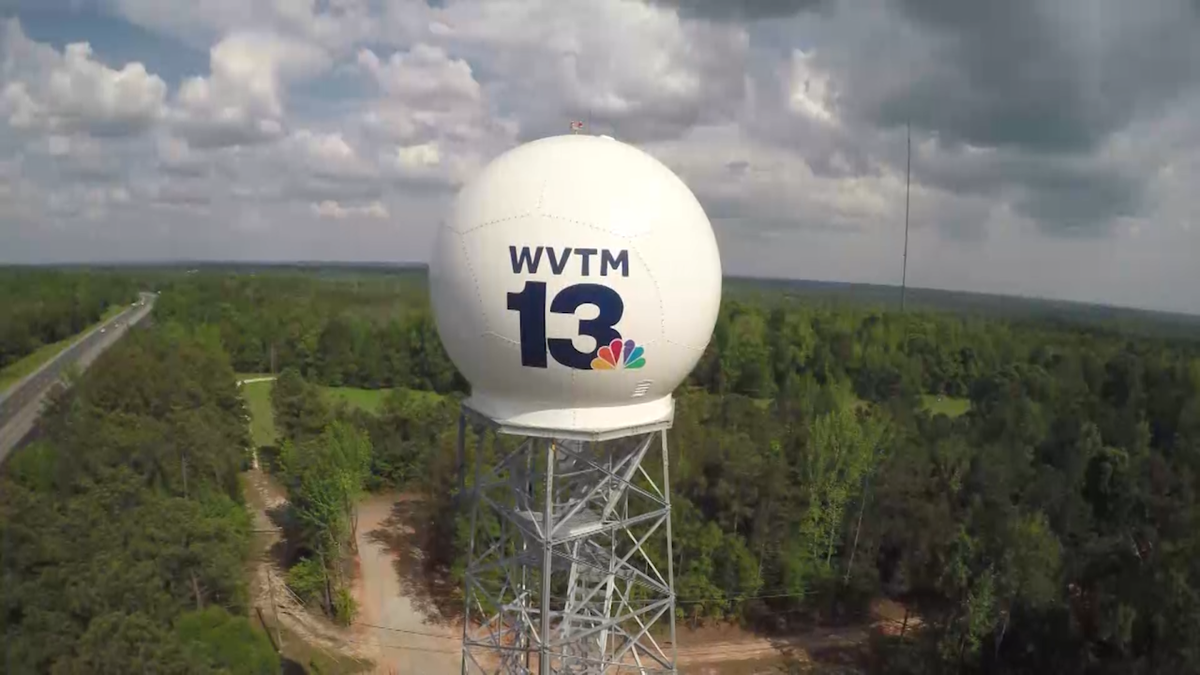 PHOTOS WVTM 13 Live Doppler radar rises up in central Alabama