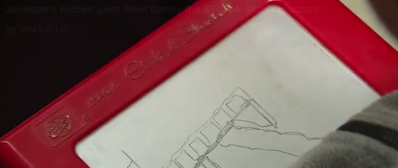 Meet Danny, the ETCH-A-SKETCH wizard