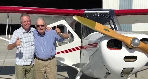 99-year-old World War II veteran takes flight down memory lane